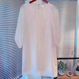 Cream Chic Loose Mini Dress